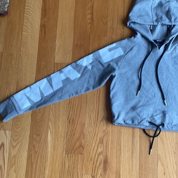 WOMAN’S MAVERICK BY LOGAN PAUL Gray HOODIE - Picture 8 of 12